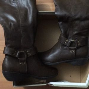 A2 by Aerosoles Dark Brown knee high boots Sz 6M
